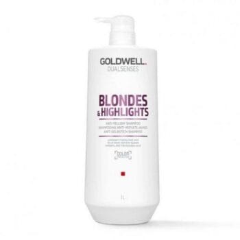 Goldwell Dualsenses Blondes & Highlights Anti-Yellow Shampoo 1000ml Halo Hair & Skin - rosehipskincare.com.au
